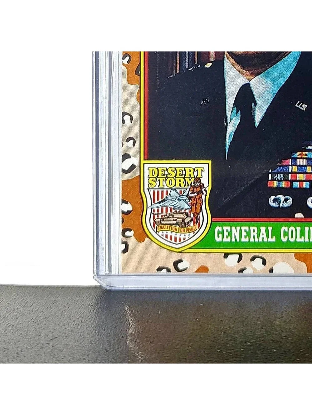 General Colin Powell 1991 Topps Desert Storm #2 Card - Picture 5 of 10